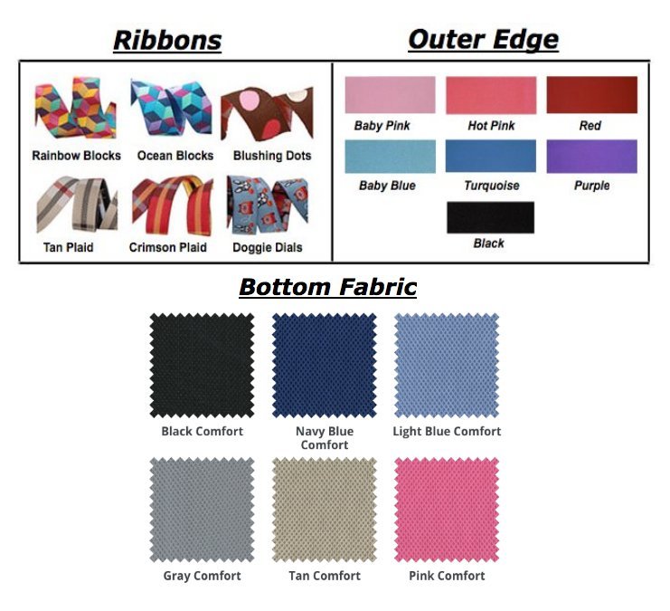 Air Comfort Dog Harness Color Chart
