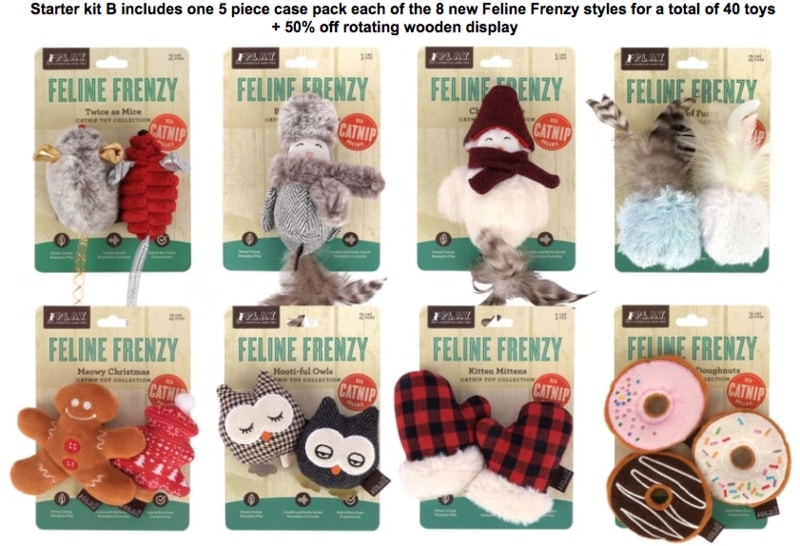 Feline Frenzy Starter Kit B (40 toys & Display at 50% off)