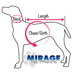 Mirage Pet Products Dog Sizing