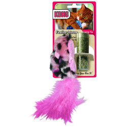 Kong® Refillable Catnip Toy - Feather Mouse