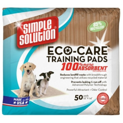 Simple Solution® Eco-Care Puppy Training Pads (50 pad box)