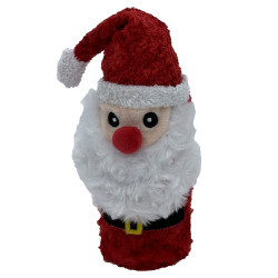 8" Christmas Squeaky Santa Bottle | PrestigeProductsEast.com