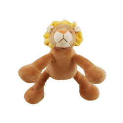 6" Petite Leo Lion Organic Plush Toy w/ Squeaker | Organic Dog Toys | PrestigeProductsEast.com