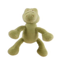 6" Petite Gary Alligator Organic Plush Toy w/ Squeaker | Organic Dog Toys | PrestigeProductsEast.com