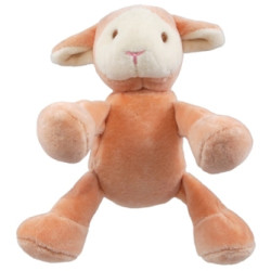 Beginnings 4" Lolly Pink Lamb w/ Squeaker | Organic Dog Toys | PrestigeProductsEast.com