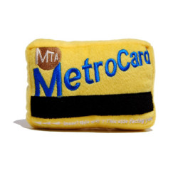 Metro Card Plush Dog Toy | PrestigeProductsEast.com