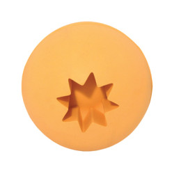 Rubb 'N' Roll 3" Treat Ball - Orange | Organic Dog Toys | PrestigeProductsEast.com