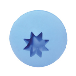 Rubb 'N' Roll 3" Treat Ball - Blue | Organic Dog Toys | PrestigeProductsEast.com
