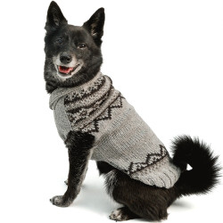 Alpaca Pewter Wyatt Dog Sweater | PrestigeProductsEast.com
