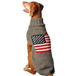 American Flag Dog Sweater | PrestigeProductsEast.com