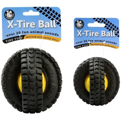 Animal Sounds X-Tire Ball Interactive Dog Toy | PrestigeProductsEast.com