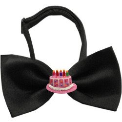 Pink Birthday Cake Chipper Pet Bow Tie | PrestigeProductsEast.com