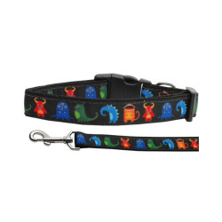 Black Monsters Nylon Ribbon Collars | PrestigeProductsEast.com