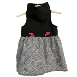 Black Top / Ink Lines Print Skirt | PrestigeProductsEast.com