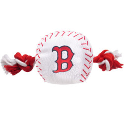 Boston Red Sox Nylon Baseball Rope Pet Toy  | PrestigeProductsEast.com