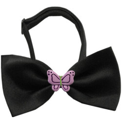 Purple Butterflies Chipper Pet Bow Tie | PrestigeProductsEast.com
