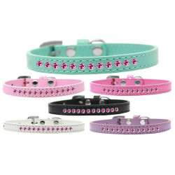 Bright Pink Crystal Puppy Collar | PrestigeProductsEast.com