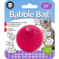 CAT Babble Ball w/ Catnip Interactive Cat Toy | PrestigeProductsEast.com