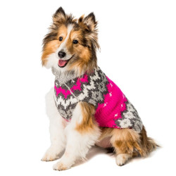 Hot Pink Ski Wool Dog Sweater | PrestigeProductsEast.com