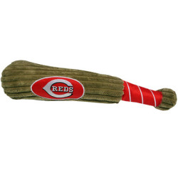 Cincinnati Reds Nylon Baseball Bat Pet Toy  | PrestigeProductsEast.com