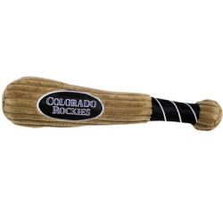 Colorado Rockies Nylon Baseball Bat Pet Toy  | PrestigeProductsEast.com