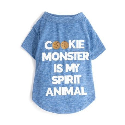 Cookie Monster is My Spirit Animal Pet Shirt | PrestigeProductsEast.com