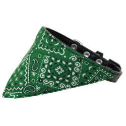 Emerald Green Western Bandana Pet Collar | PrestigeProductsEast.com