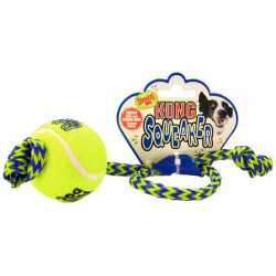 Air Kong® Medium Squeaker Ball with Rope | PrestigeProductsEast.com