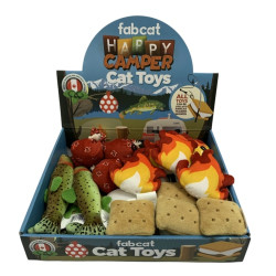 fabcat Happy Camper PDQ | Cat Toys | PrestigeProductsEast.com