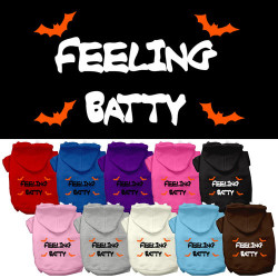 Feeling Batty Screen Print Pet Hoodies | PrestigeProductsEast.com