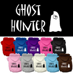 Ghost Hunter Screen Print Pet Hoodies | PrestigeProductsEast.com