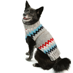 Gray Chevron Dog Sweater | PrestigeProductsEast.com
