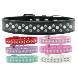 Sprinkles Dog Collar Pearl and AB Crystals | PrestigeProductsEast.com