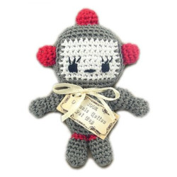 Knit Knack Baby Bot Organic Cotton Dog Toy | PrestigeProductsEast.com