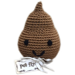 Knit Knacks Doodie the Poo Organic Cotton Small Dog Toy | PrestigeProductsEast.com