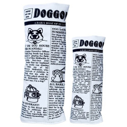 Krinkle and Squeaky Newspaper Plush Dog Toy | PrestigeProductsEast.com