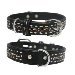 Laredo Leather Dog Collar | PrestigeProductsEast.com
