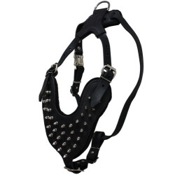 Royal Spiked Leather Dog Harness | PrestigeProductsEast.com
