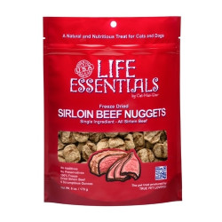 Life Essentials Freeze Dried Sirloin Beef Nuggets 6oz. Bag | PrestigeProductsEast.com