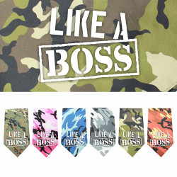 Like a Boss Screen Print Bandana | PrestigeProductsEast.com