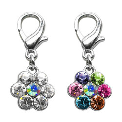 Lobster Claw Flower Clip on Charms | PrestigeProductsEast.com
