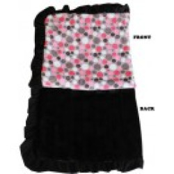 Luxurious Plush Pet Blanket Pink Party Dots | PrestigeProductsEast.com