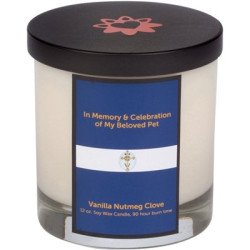 Memorial Candle - Royal Blue Cross | PrestigeProductsEast.com