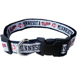 Minnesota Twins Dog Collar and Leash | PrestigeProductsEast.com