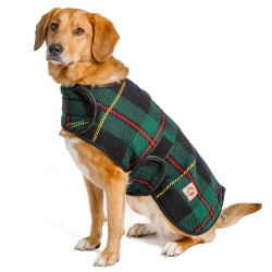 Navy Tartan Blanket Dog Coat | PrestigeProductsEast.com