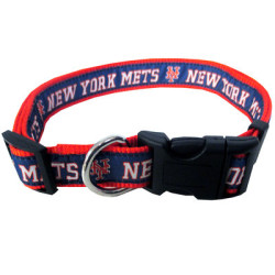 New York Mets Dog Collar and Leash | PrestigeProductsEast.com