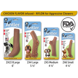 Pet Qwerks Nylon Antlers Dog Chews | PrestigeProductsEast.com