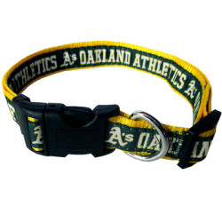 Oakland A's Dog Collar and Leash | PrestigeProductsEast.com
