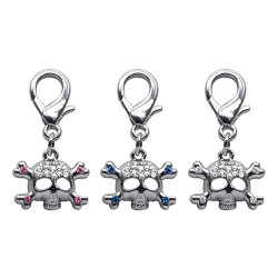 Lobster Claw Skull Clip on Charms | PrestigeProductsEast.com