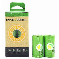 Poopbags Orange Scented PoopBags 8 Roll Pack | PrestigeProductsEast.com